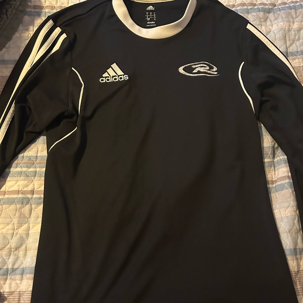 Adidas Black and White Climalite Jersey